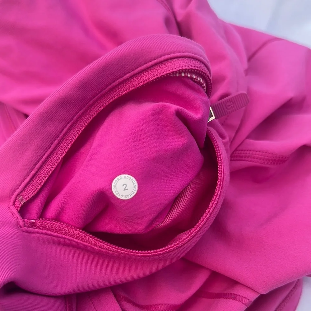 Lululemon Speedup 2.5” Inseam High Rise Color Sonic Pink Size 2 - Picture 4 of 8